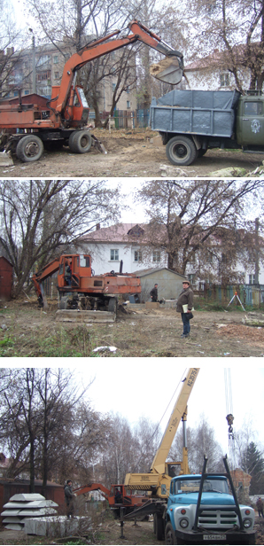 09:30 В городе Шумерле начато строительство многоквартирного четырехподъездного жилого дома